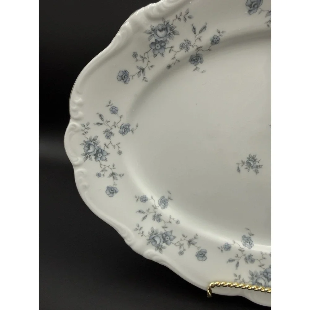 Johann Haviland Blue Garland Serving Platter 13